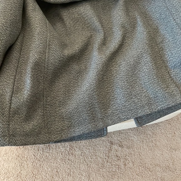 Gray with black buttons Pea coat jacket xl​​ - Picture 10 of 17